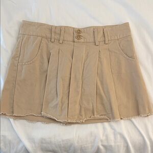 Pac Sun La Hearts Beige Mini Skirt